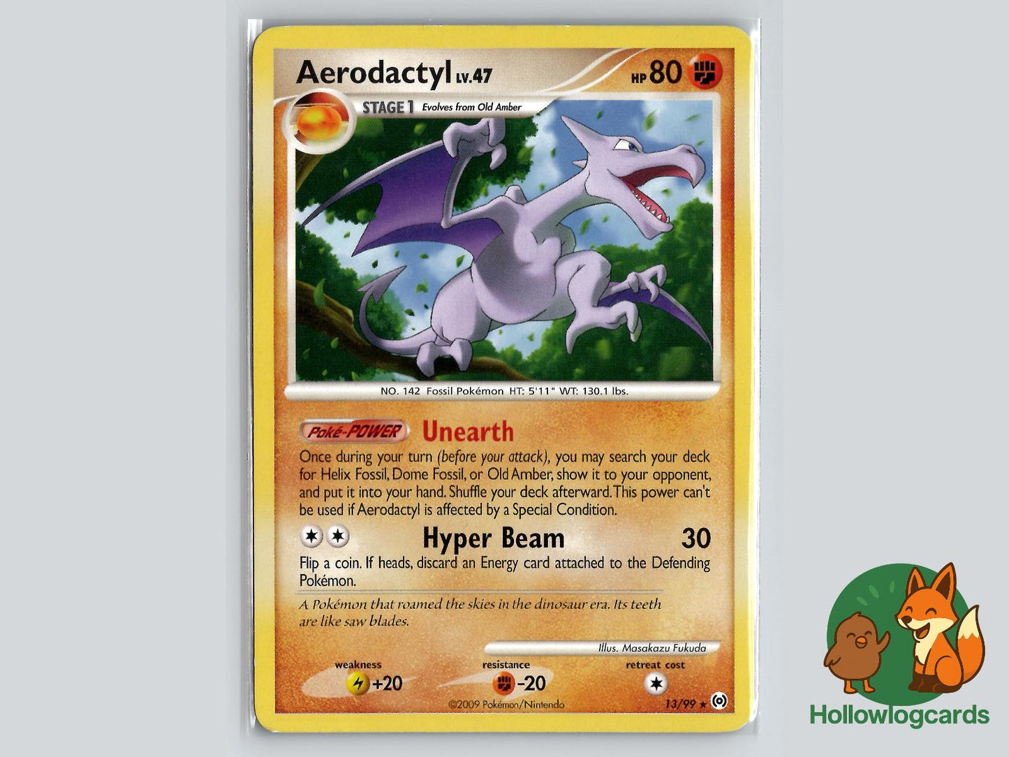 Aerodactyl (13/99) - Arceus Pokémon Card