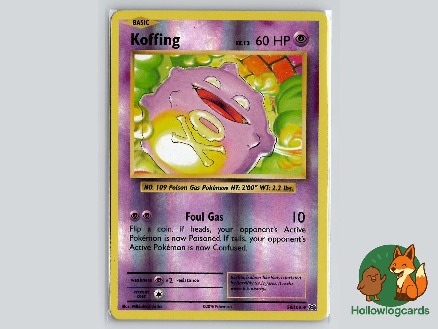 Koffing (50/108) - Evolutions Pokémon Card