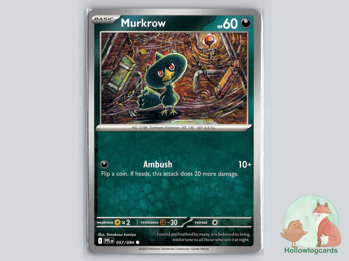 Murkrow (057/094) - Phantasmal Flames Pokémon Card