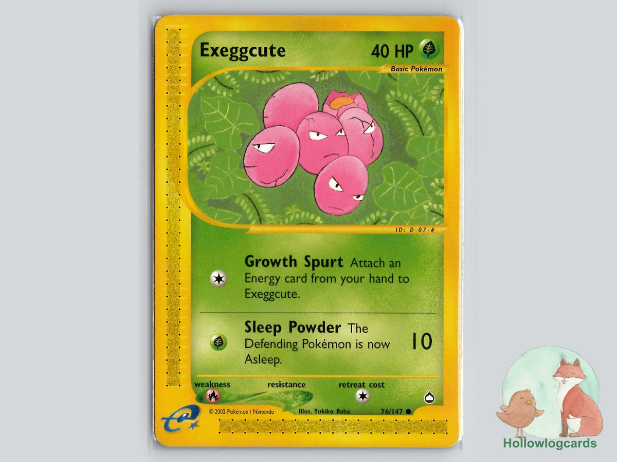 Exeggcute (76/147) - Aquapolis Pokémon Card