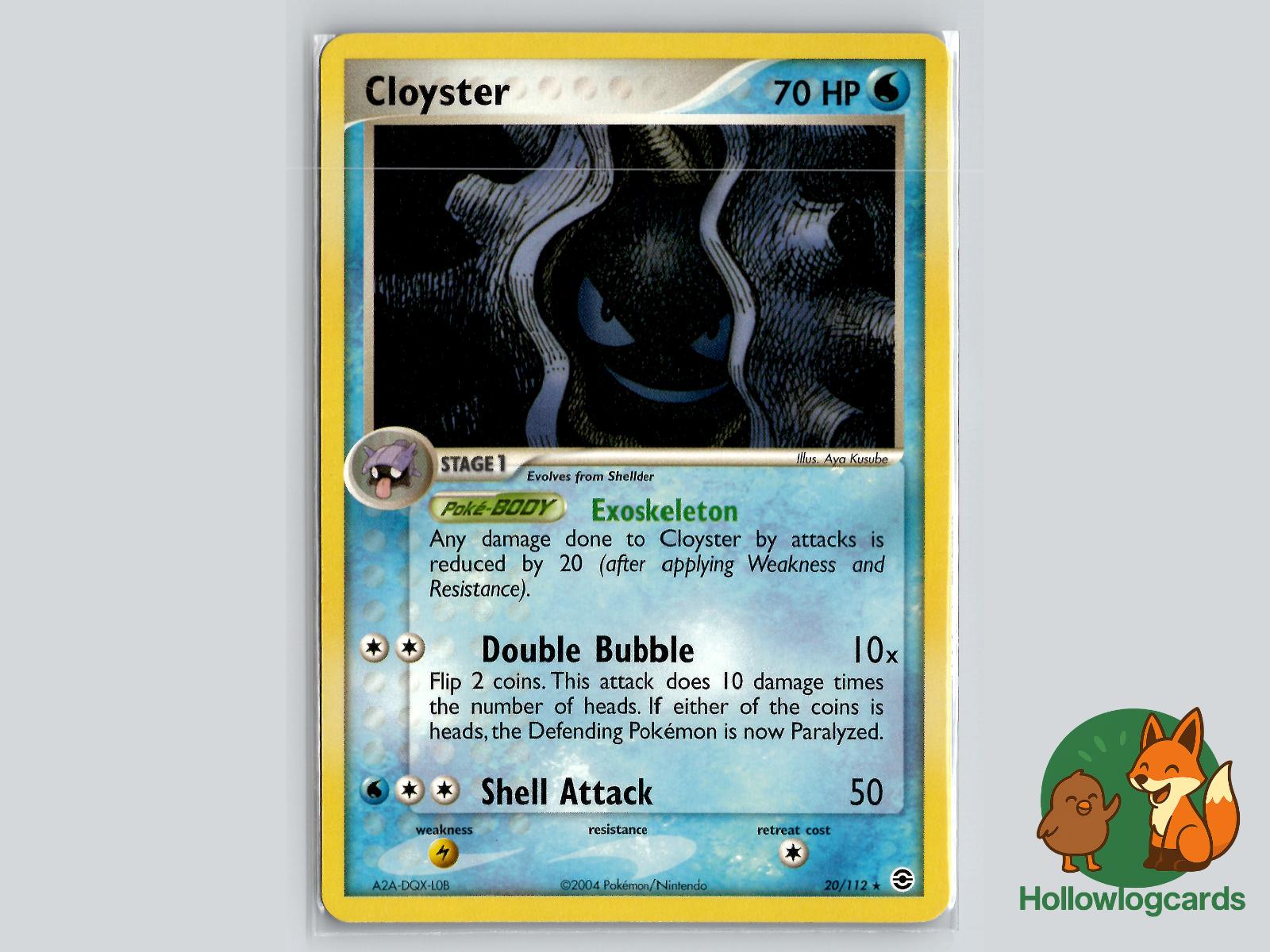 Cloyster (20/112) - FireRed & LeafGreen Pokémon Card