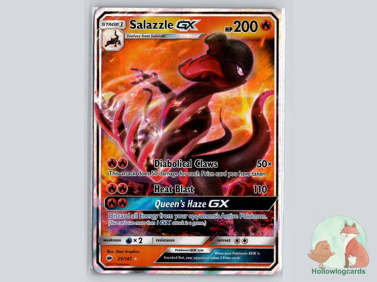 Salazzle GX (25/147) - Burning Shadows Pokémon Card