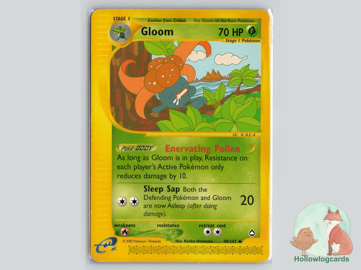Gloom (49/147) - Aquapolis Pokémon Card
