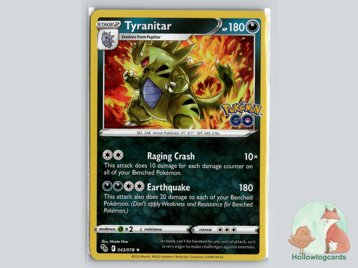 Tyranitar (043/078) Pokémon Card