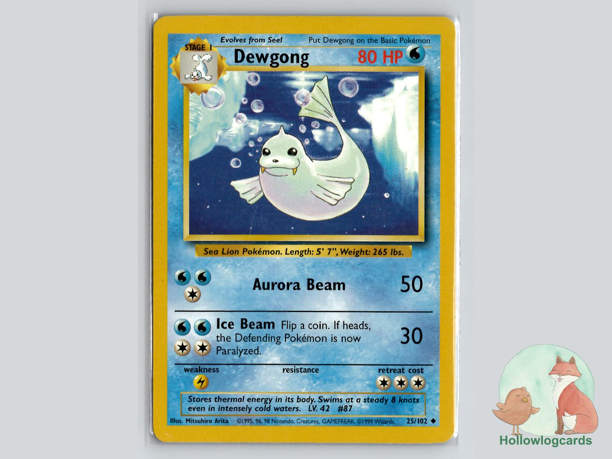 Dewgong (25/102) - Base Pokémon Card