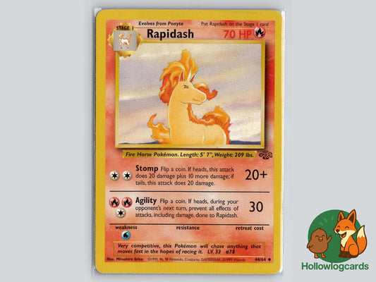 Rapidash (44/64) - Jungle Pokémon Card
