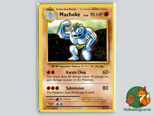 Machoke (58/108) - Evolutions Pokémon Card