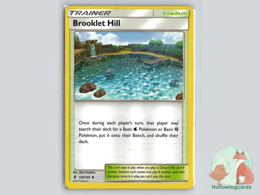 Brooklet Hill (120/145) - Guardians Rising Pokémon Card