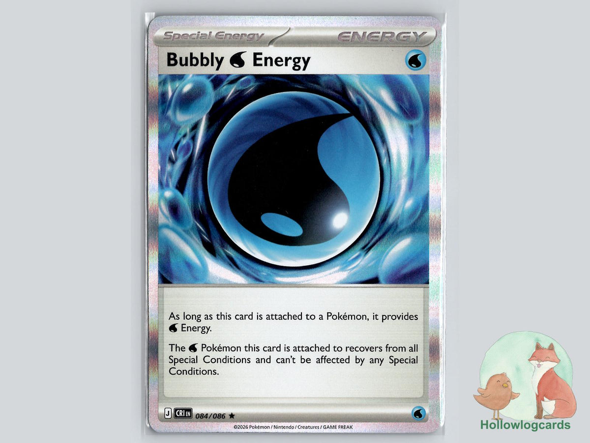 Bubbly W Energy (084/086) Pokémon Card