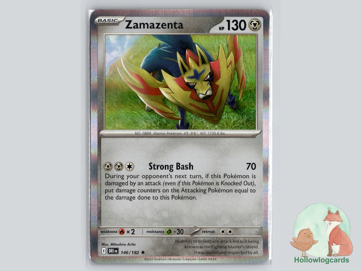 Zamazenta (146/182) - Destined Rivals Pokémon Card