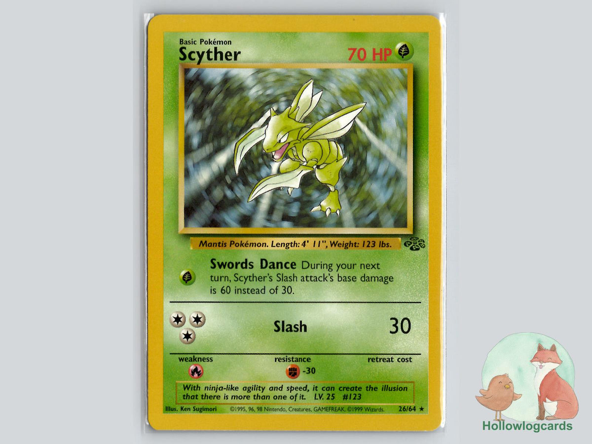 Scyther (26/64) - Jungle Pokémon Card