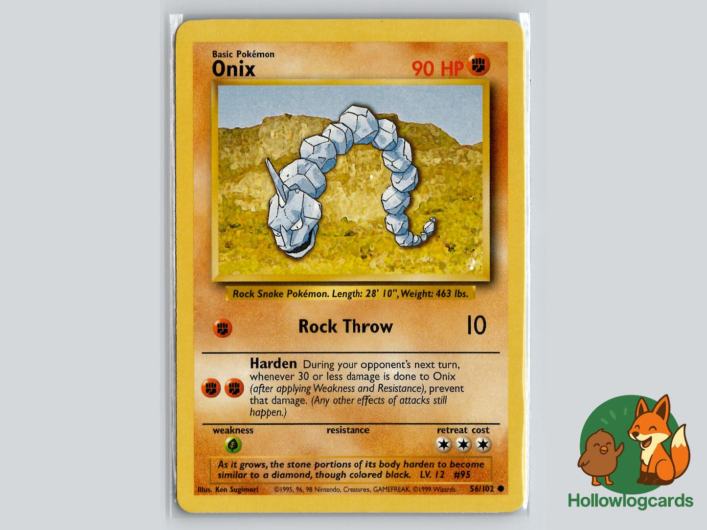 Onix (56/102) - Base Pokémon Card