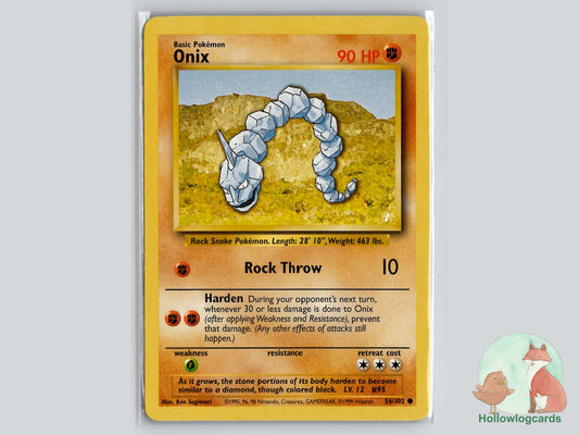 Onix (56/102) - Base Pokémon Card