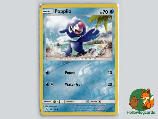 Popplio (39/149) - Base Pokémon Card