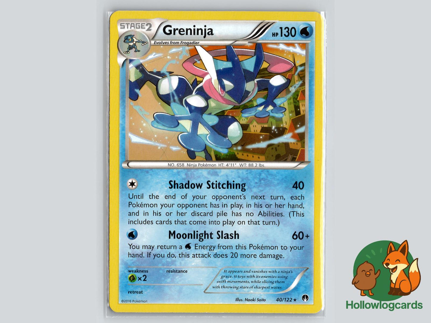 Greninja (40/122) - BREAKpoint Pokémon Card