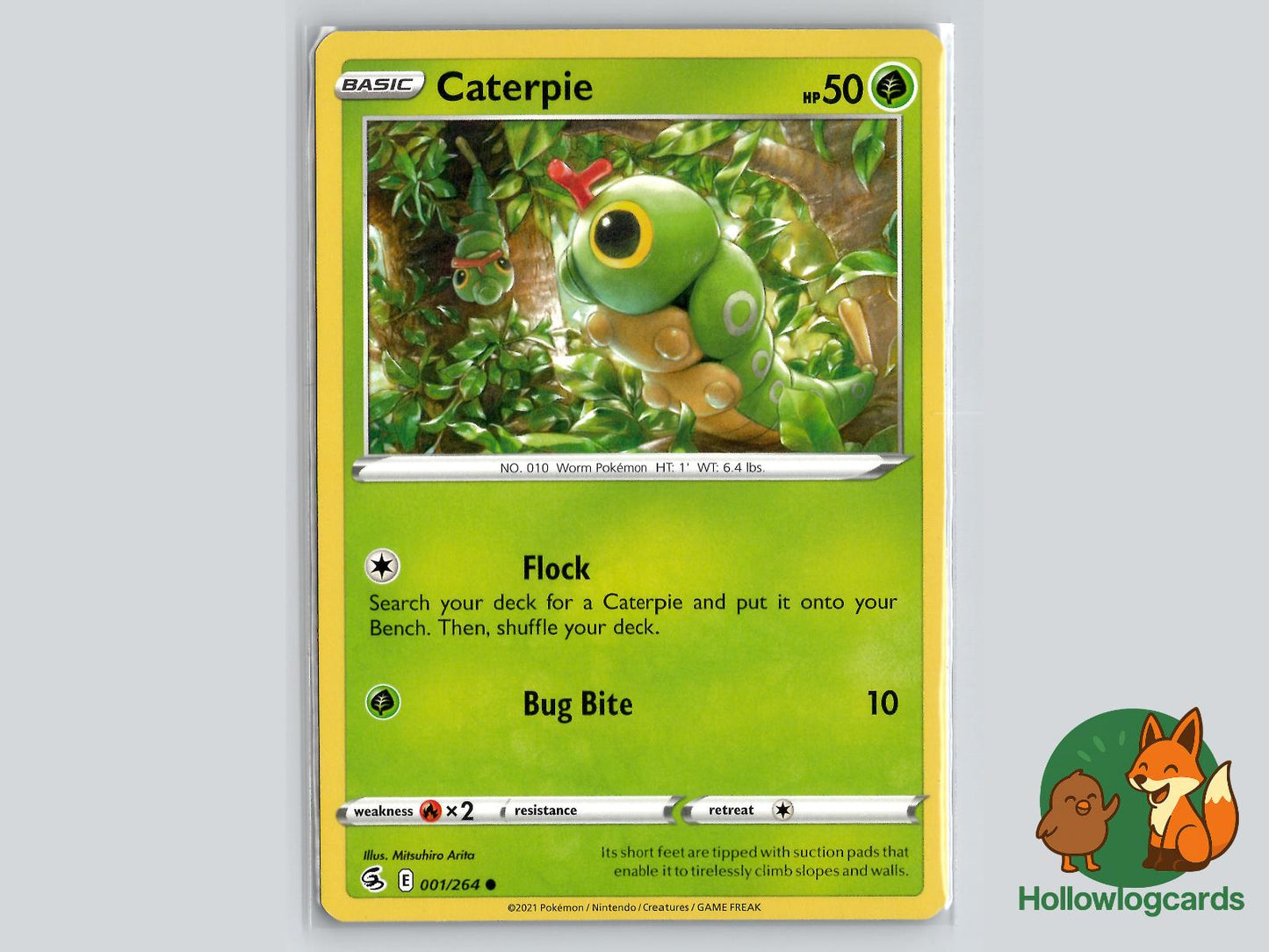 Caterpie (001/264) - Fusion Strike Pokémon Card
