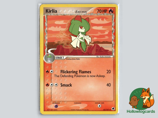 Kirlia (33/101) - Dragon Frontiers Pokémon Card