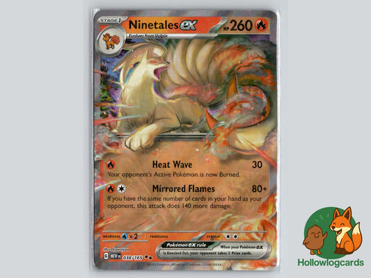 Ninetales ex (038/165) - 151 Pokémon Card
