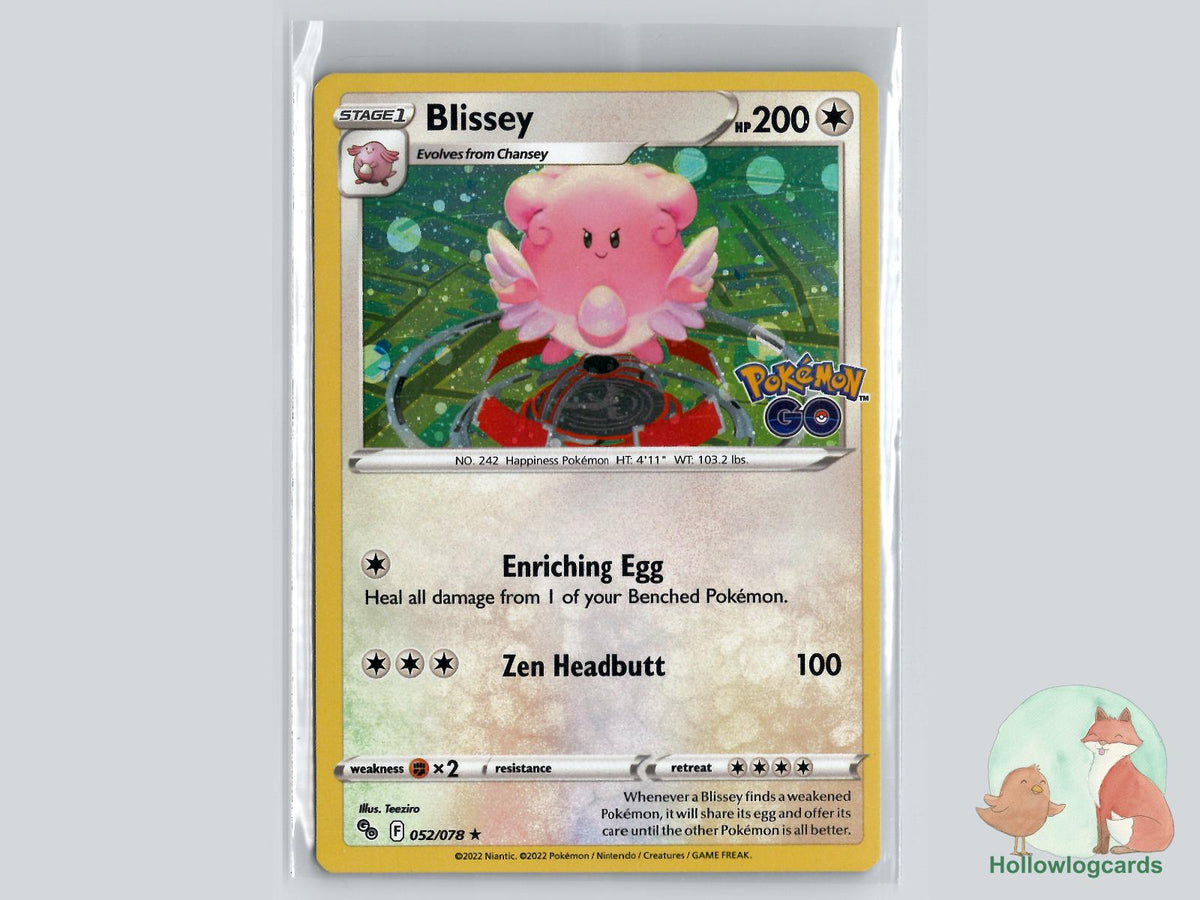 Blissey (052/078) Pokémon Card
