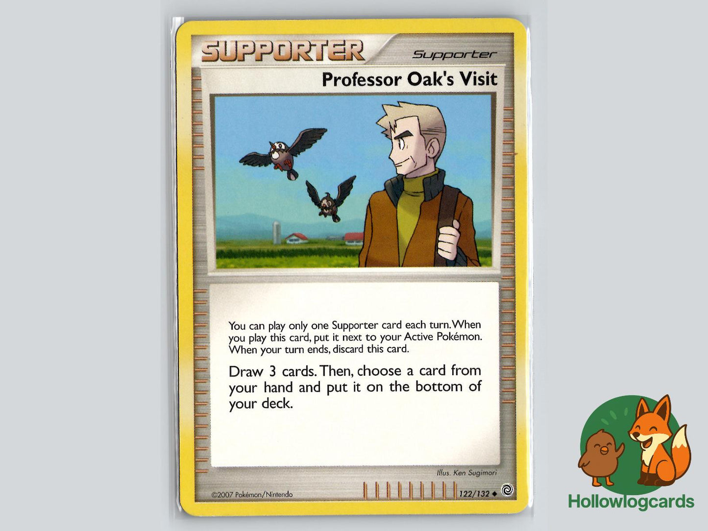 Professor Oak's Visit (122/132) - Secret Wonders Pokémon Card
