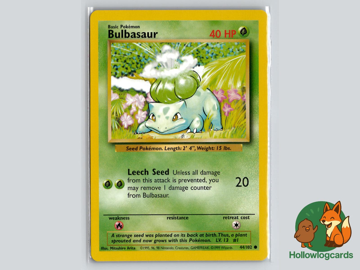 Bulbasaur (44/102) - Base Pokémon Card