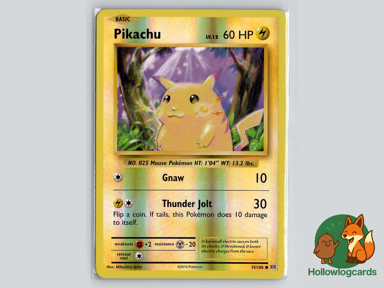 Pikachu (35/108) - Evolutions Pokémon Card