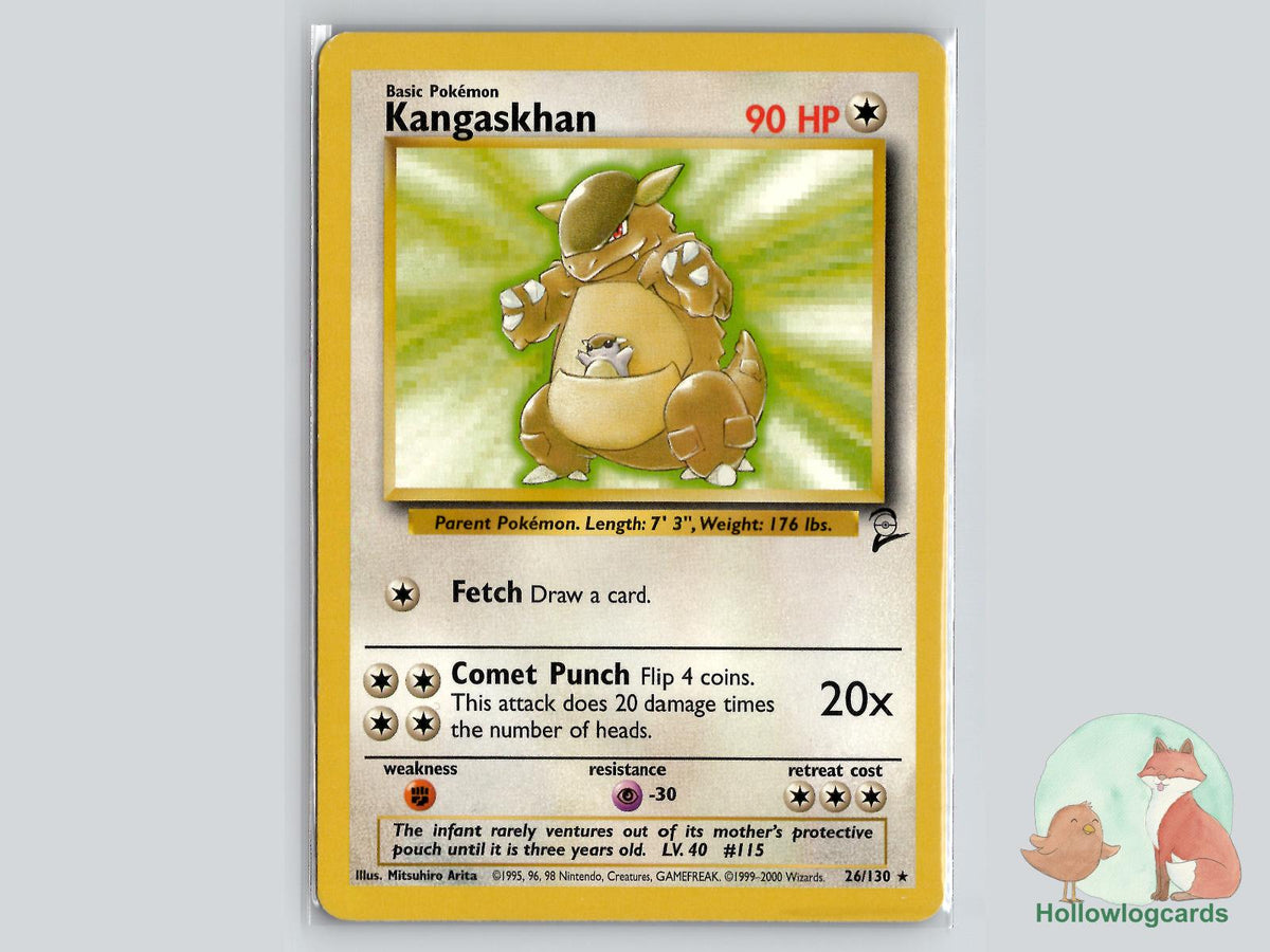 Kangaskhan (26/130) - Base Set 2 Pokémon Card