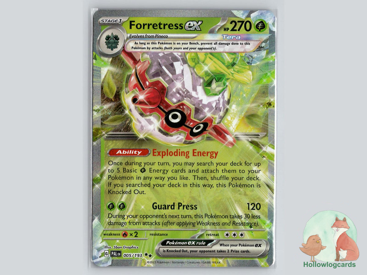 Forretress ex (005/193) - Paldea Evolved Pokémon Card