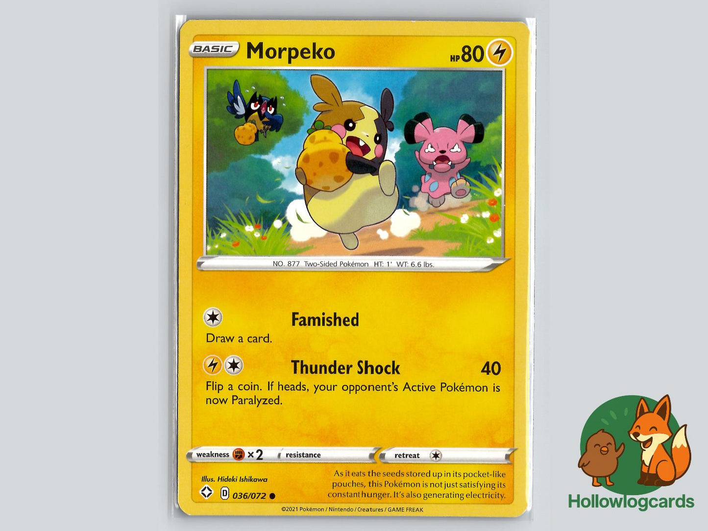 Morpeko (036/072) - Shining Fates Pokémon Card