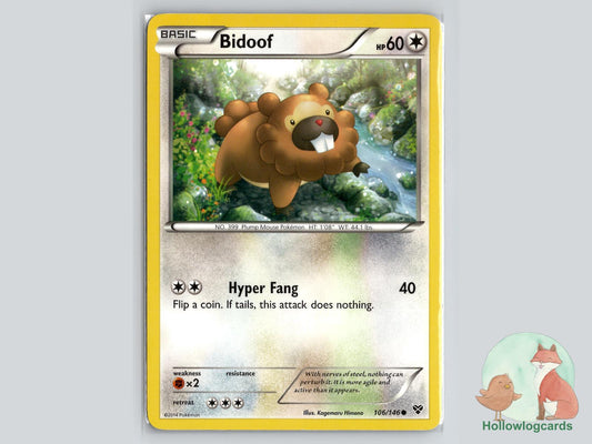 Bidoof (106/146) - Base Pokémon Card