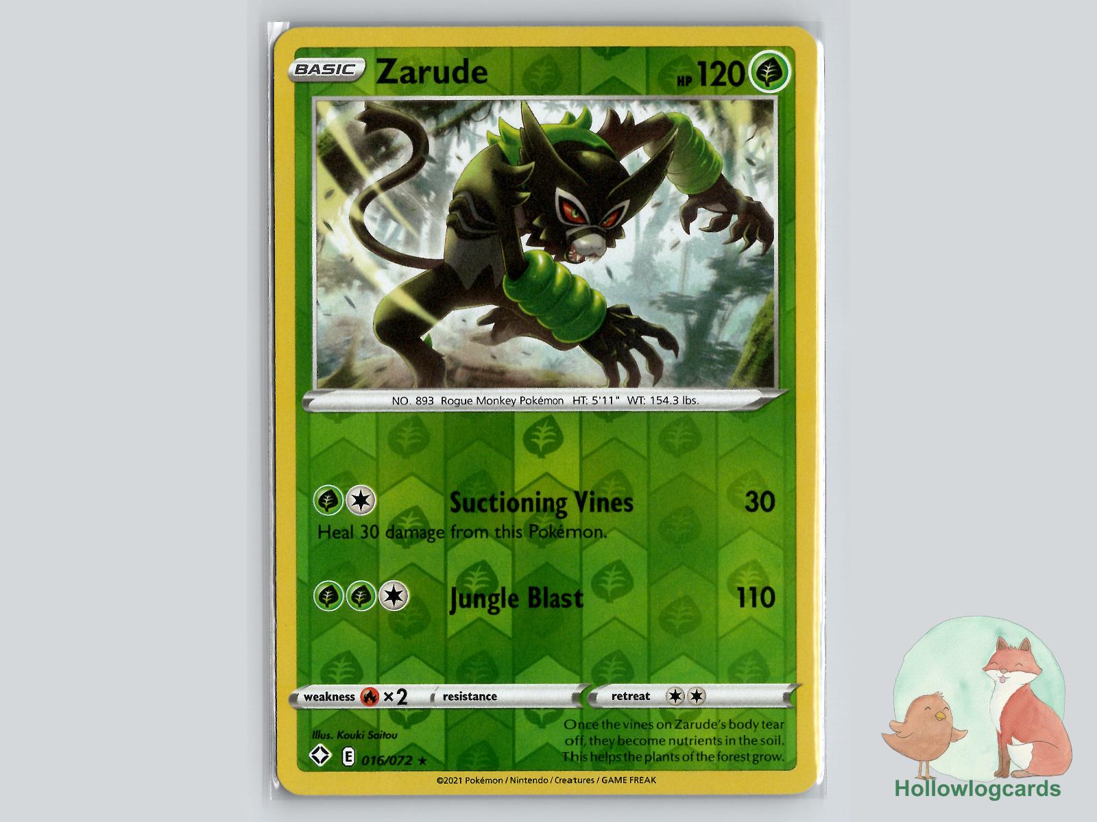 Zarude (016/072) - Shining Fates Pokémon Card