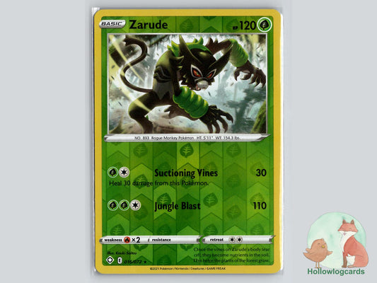 Zarude (016/072) - Shining Fates Pokémon Card
