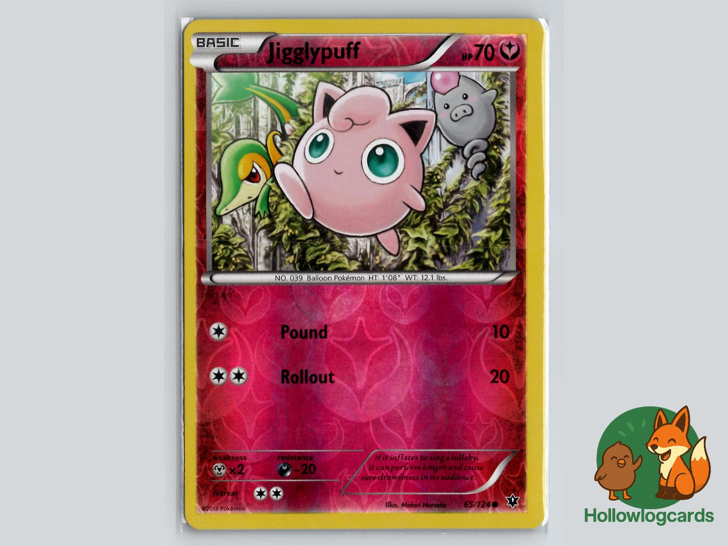 Jigglypuff (65/124) - Fates Collide Pokémon Card