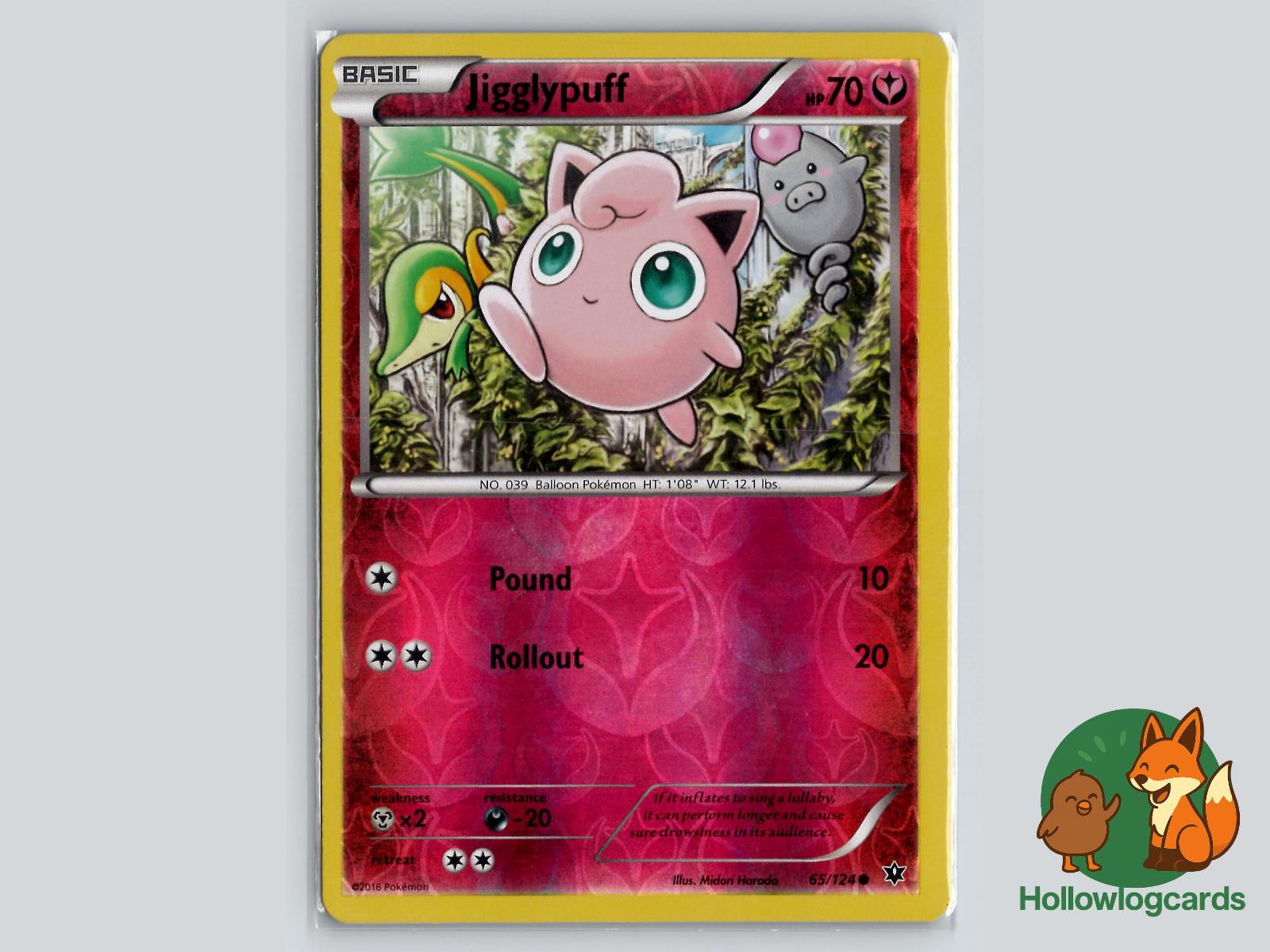 Jigglypuff (65/124) - Fates Collide Pokémon Card