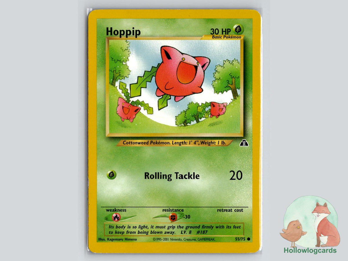 Hoppip (55/75) - Neo Discovery Pokémon Card
