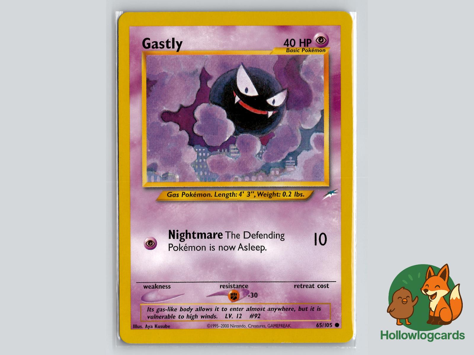 Gastly (65/105) - Neo Destiny Pokémon Card