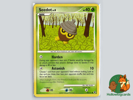 Seedot (78/111) - Rising Rivals Pokémon Card