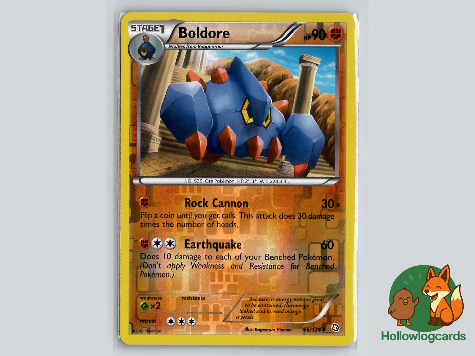 Boldore (66/124) - Dragons Exalted Pokémon Card