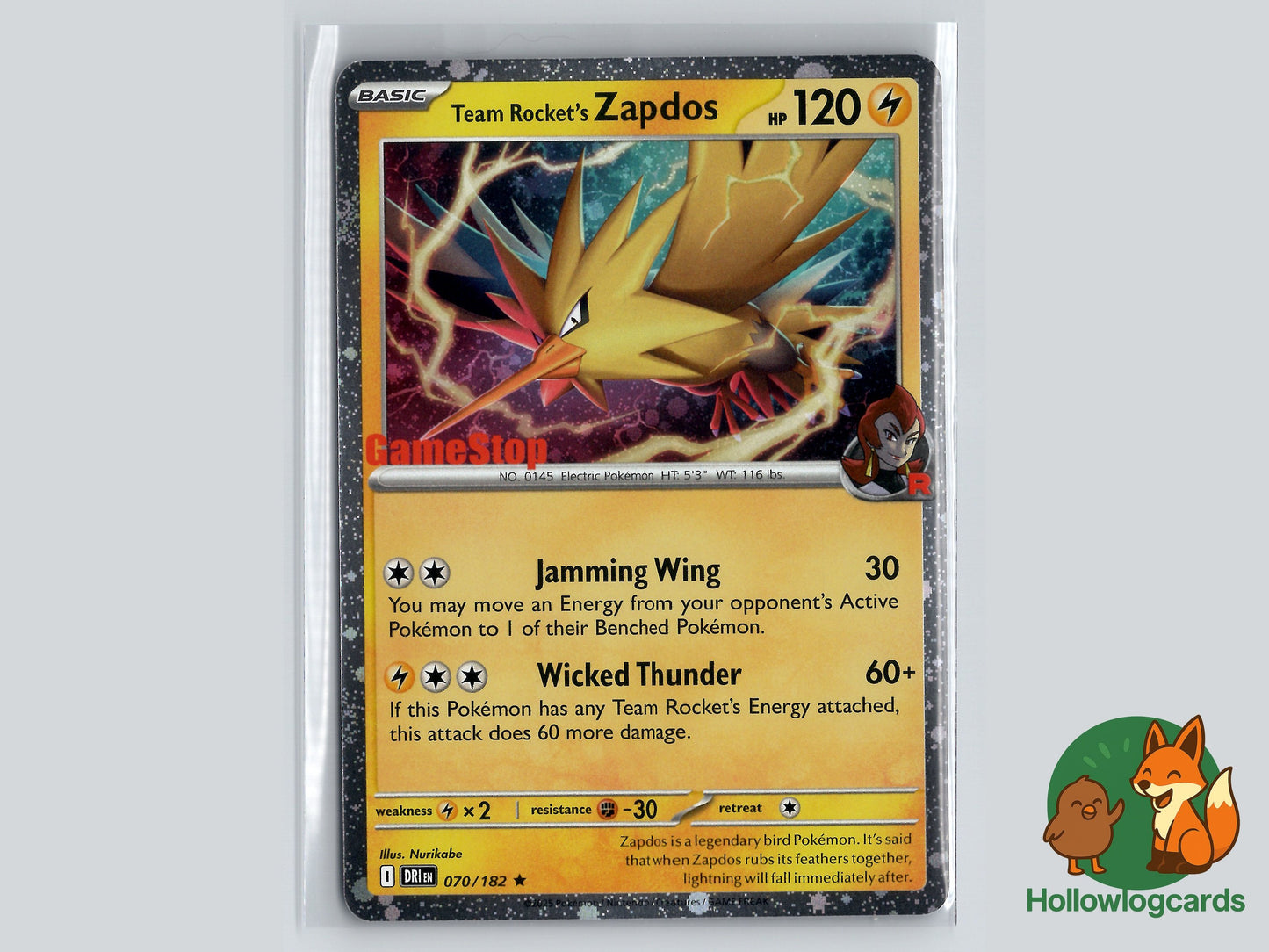 Image of Team Rocket's Zapdos Destined Rivals (DRI) #70