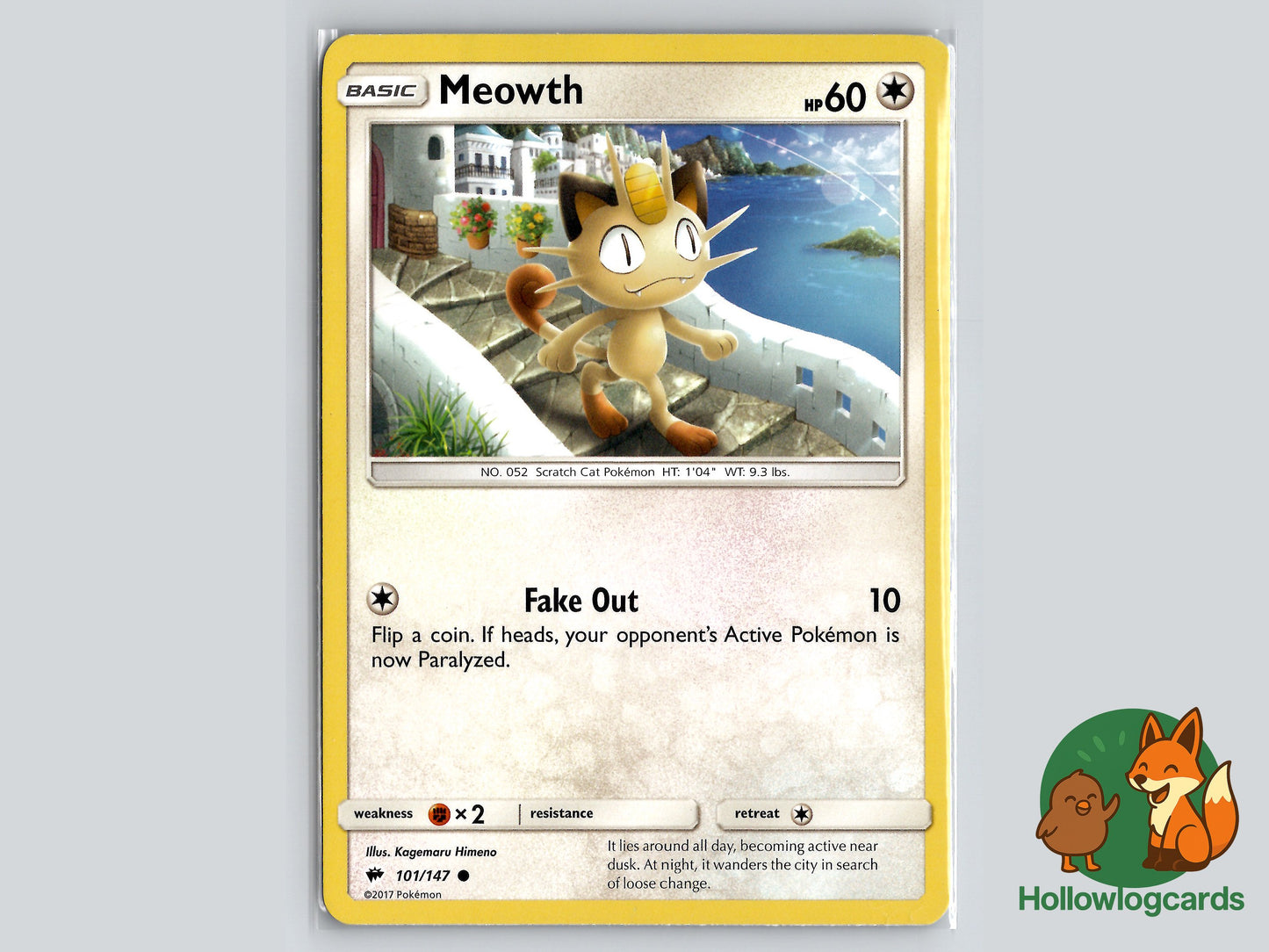 Image of Meowth Burning Shadows (BUS) #101