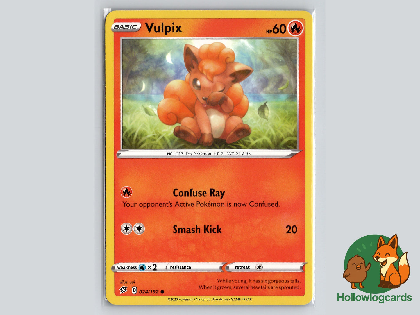 Image of Vulpix Rebel Clash (RCL) #024
