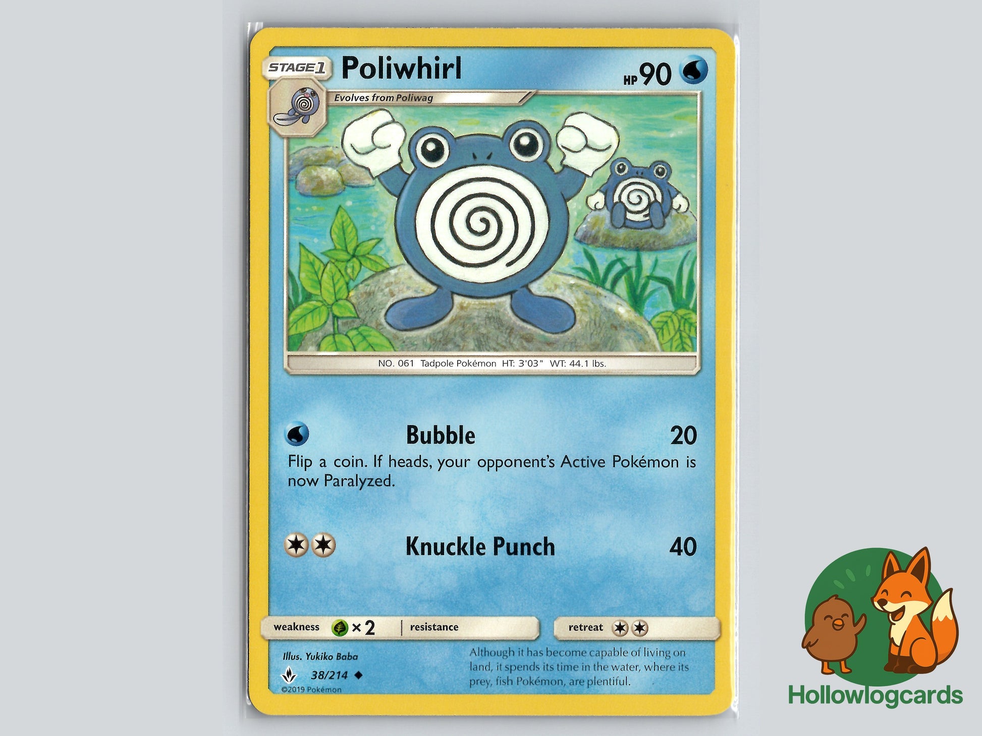 Image of Poliwhirl Unbroken Bonds (UNB) #38