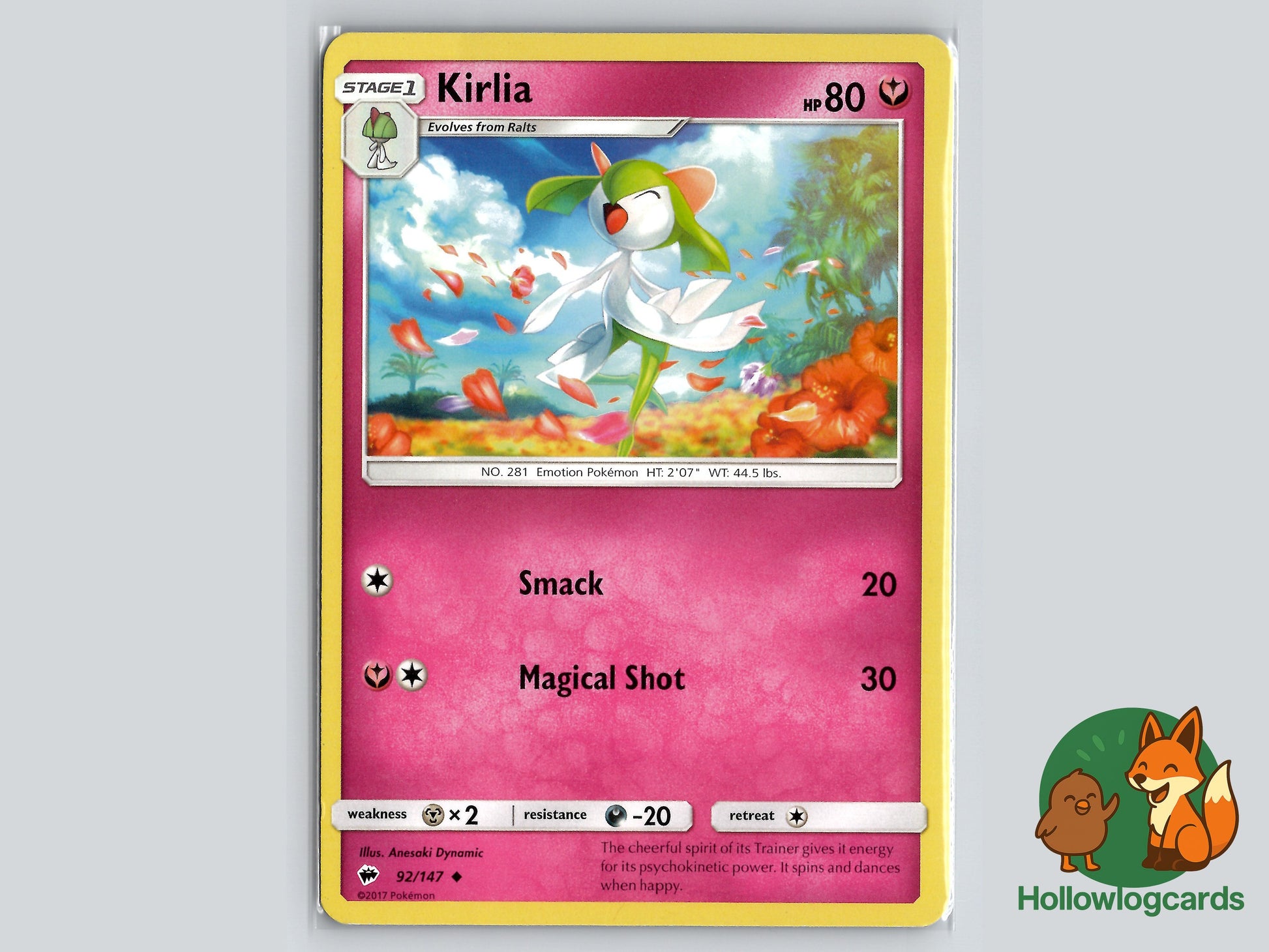 Image of Kirlia Burning Shadows (BUS) #92