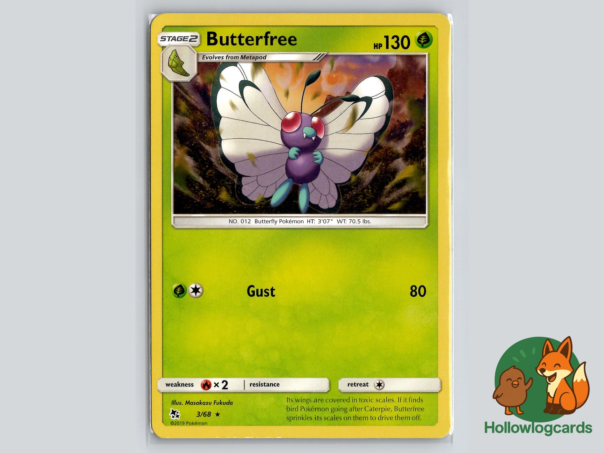 Image of Butterfree Hidden Fates (HIF) #3