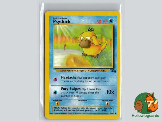 Psyduck (53/62) - Fossil Pokémon Card