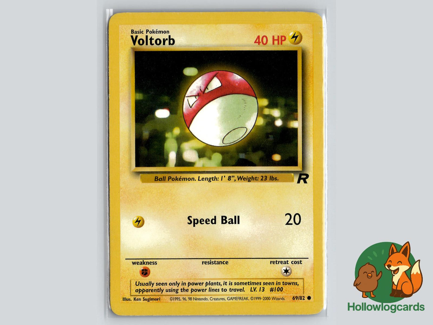 Voltorb (69/82) - Team Rocket Pokémon Card