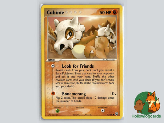 Cubone (51/109) - Team Rocket Returns Pokémon Card