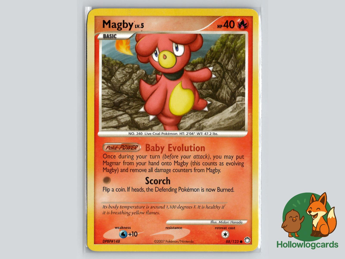 Magby (88/123) - Mysterious Treasures Pokémon Card