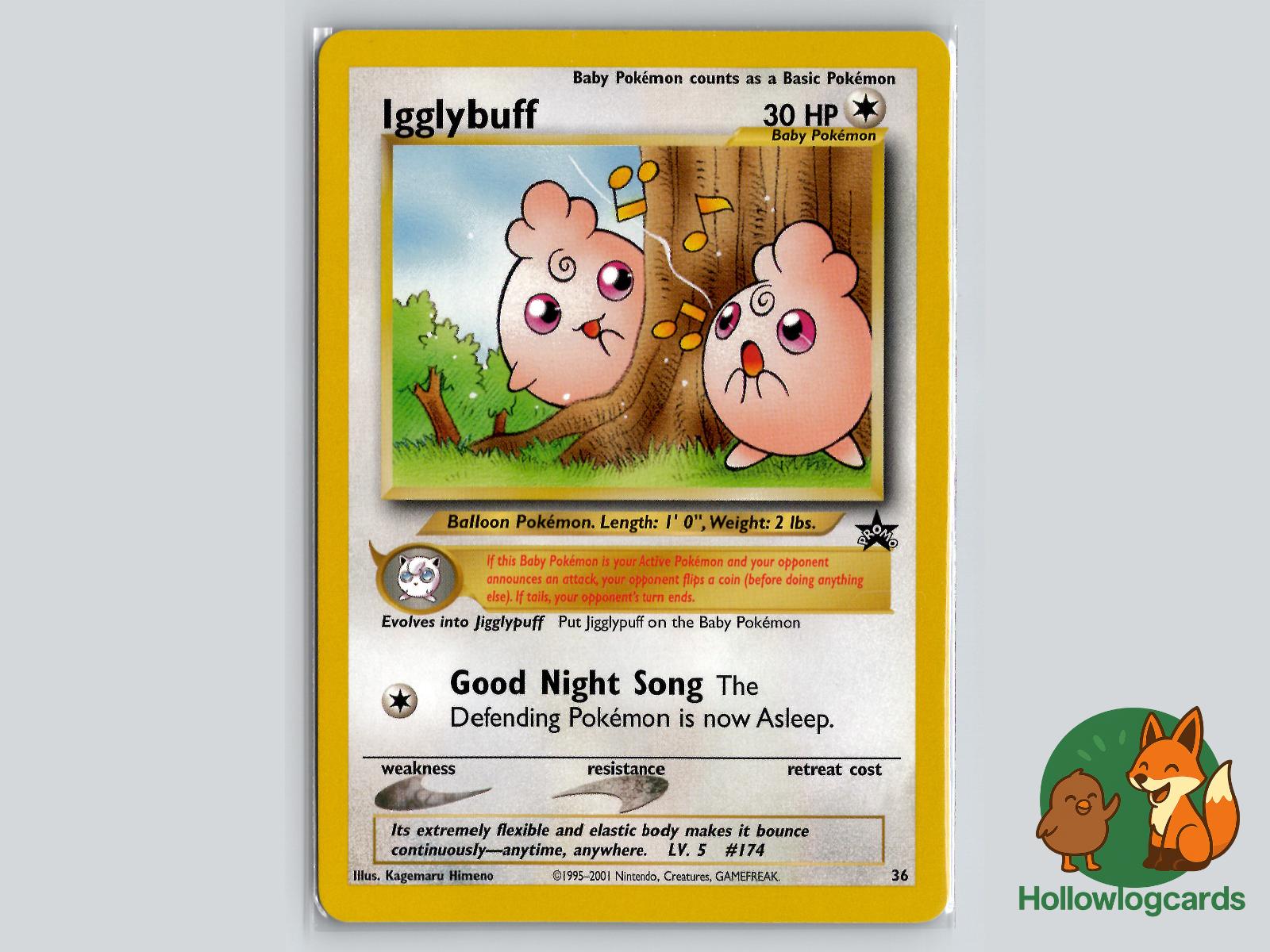 Igglybuff (36) - Wizards Black Star Promos Pokémon Card