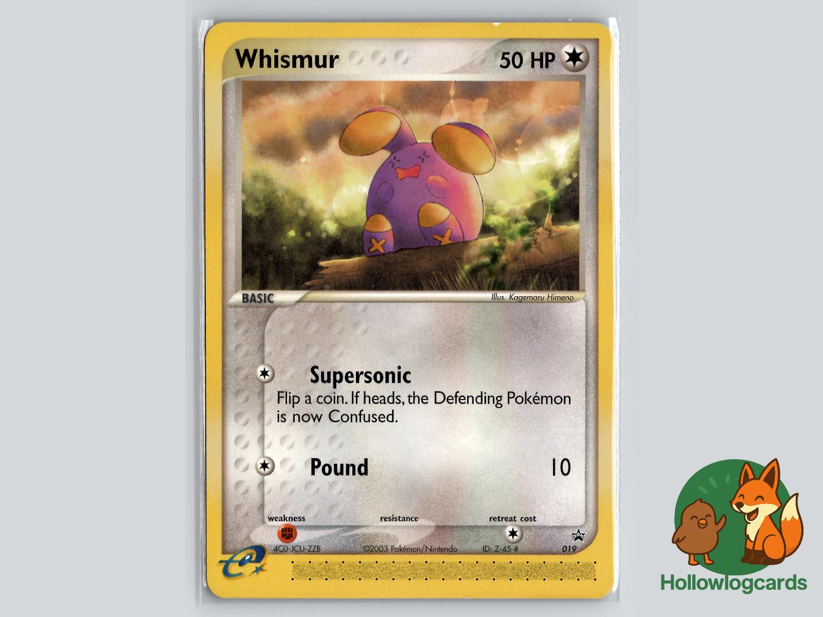Whismur (019) - Nintendo Black Star Promos Pokémon Card
